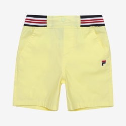 Fila Luka Cotton Span - Poikien Shortsit - Pale Banana | FI-54224